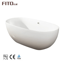 Classic Design Acrylic Type Freestanding Solid Surface Soaking Bath Tub